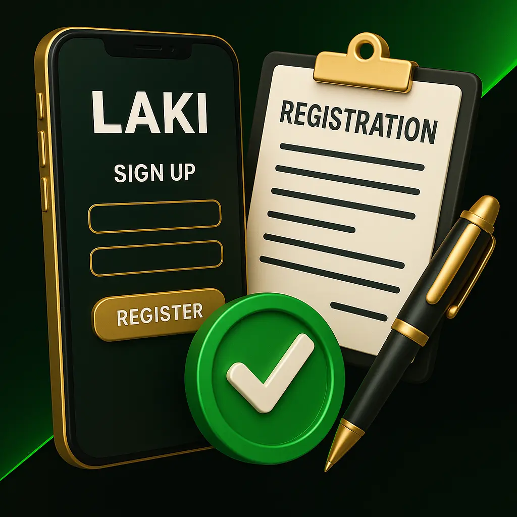 Регистрация в Laki Casino